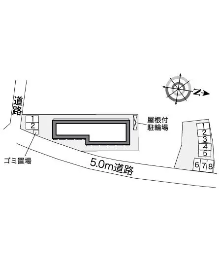 ★手数料０円★松戸市千駄堀　月極駐車場（LP）